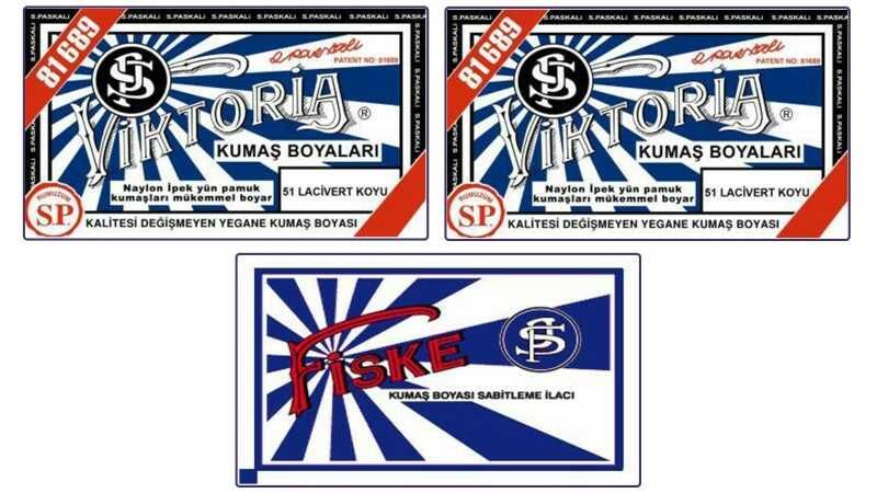 Viktoria Kumaş Boyası 51 Lacivert Renk 2 Adet + Fiske Sabitleme İlacı - 1