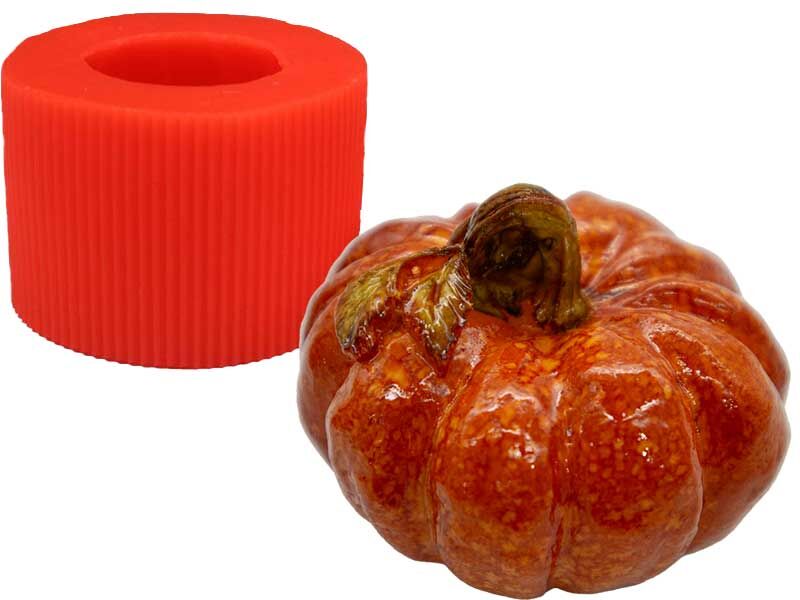 Yapraklı Kabak Silikon Mum Kalıbı M-49 - 1