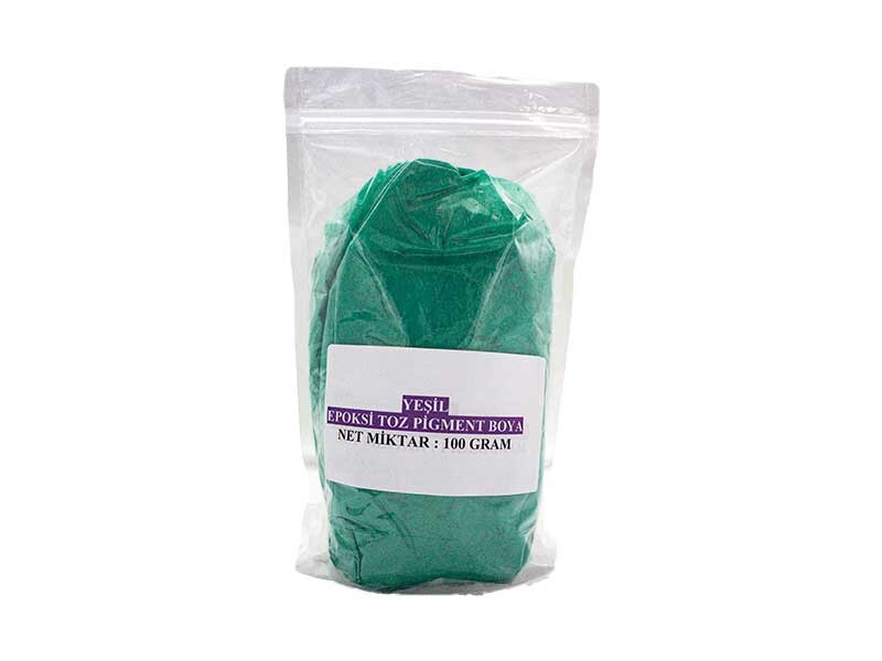 Yeşil Epoksi Toz Pigment Boya 100 GR - Kimyacınız