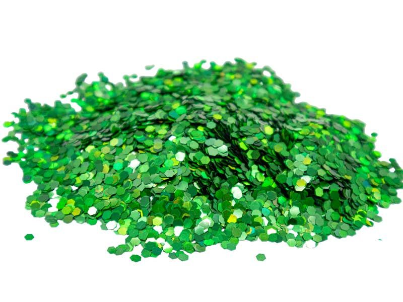 Yeşil Glitter Sim Epoksi Süsleme Aksesuarı 100 GR - 2