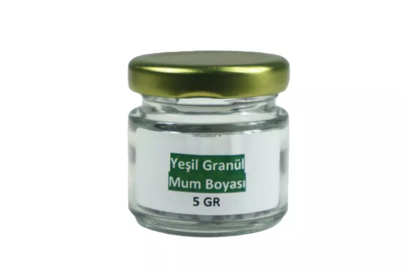 Yeşil Granül Mum Boyası 5 GR - Kimyacınız
