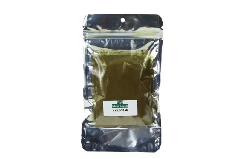 Kimyacınız - Yeşil Toz Mum Boyası 1 KG