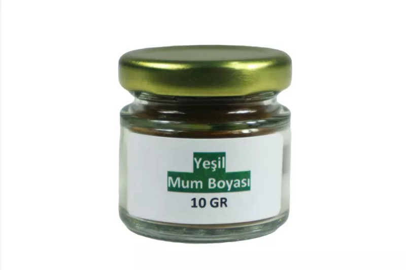 Yeşil Toz Mum Boyası 10 GR - Kimyacınız