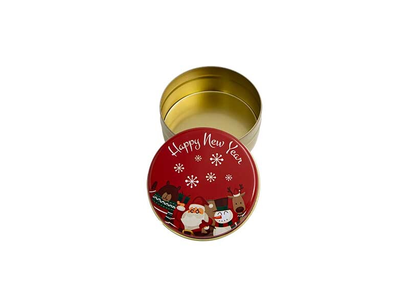 Yılbaşı Happy New Year Metal Mum Kabı - 100 Adet 75 CC - Kimyacınız