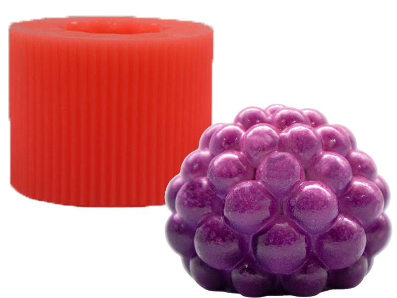 Yuvarlak Bubble Silikon Mum Kalıbı M-64 - Kimyacınız