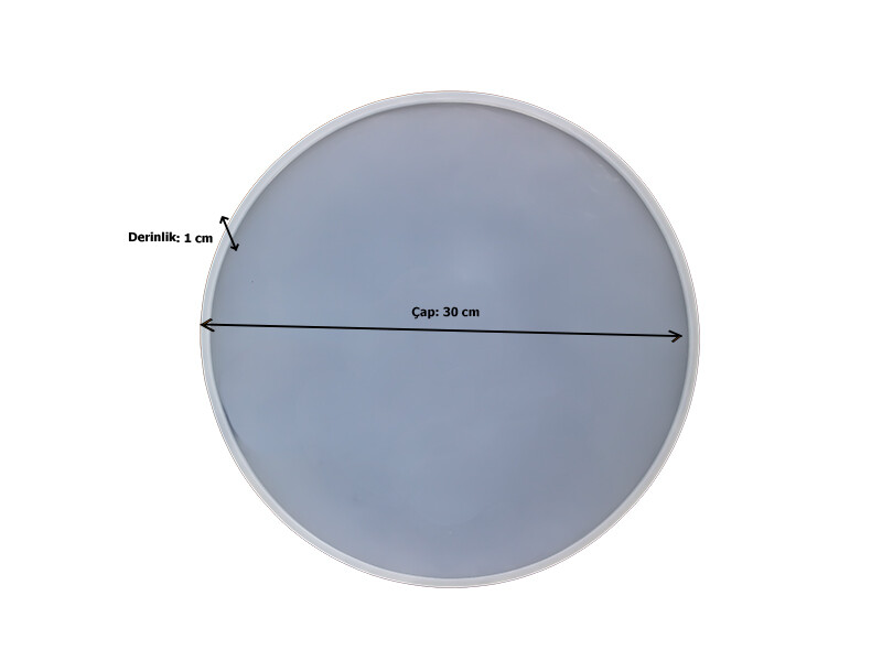 Yuvarlak Model Tepsi Epoksi Kalıbı EPK-623 - 2