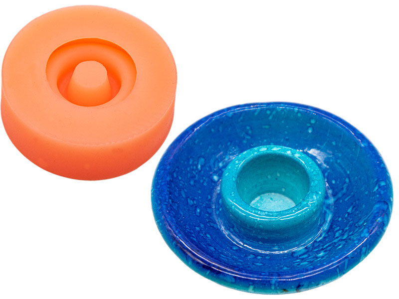 Yuvarlak Mumluk Silikon Mum Kalıbı M-232 - 1