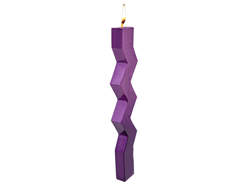 Zikzak Dalga Silikon Mum Kalıbı M-168 - 7